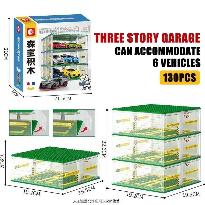  Lego Compatible Racing Car Building Blocks Set Durable -  ToylandEU™