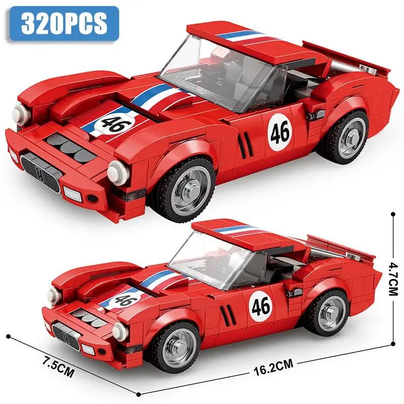  Lego Compatible Racing Car Building Blocks Set Durable -  ToylandEU™