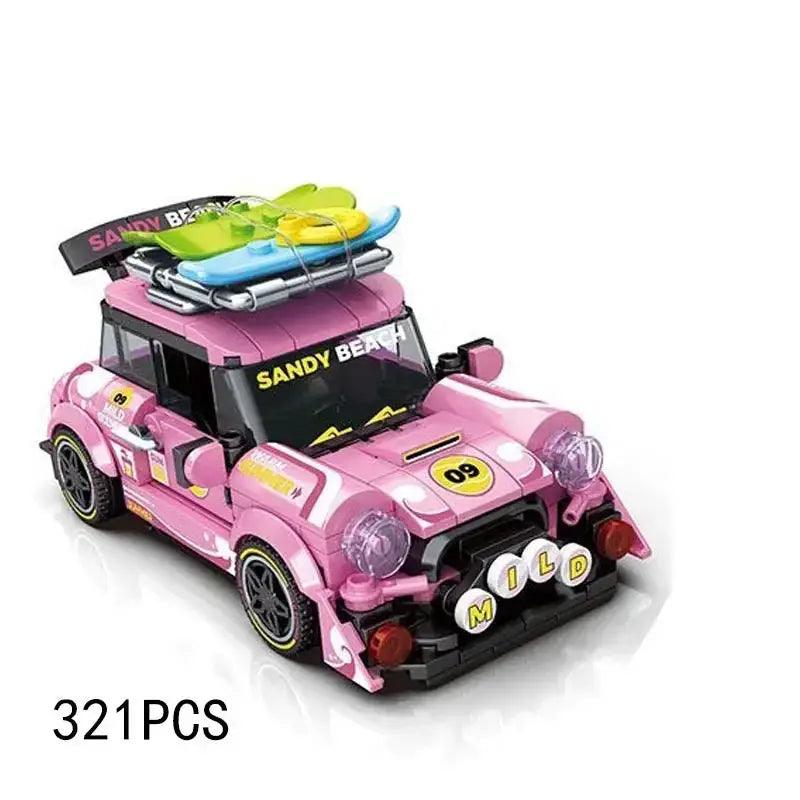  Lego Compatible Racing Car Building Blocks Set Durable -  ToylandEU™