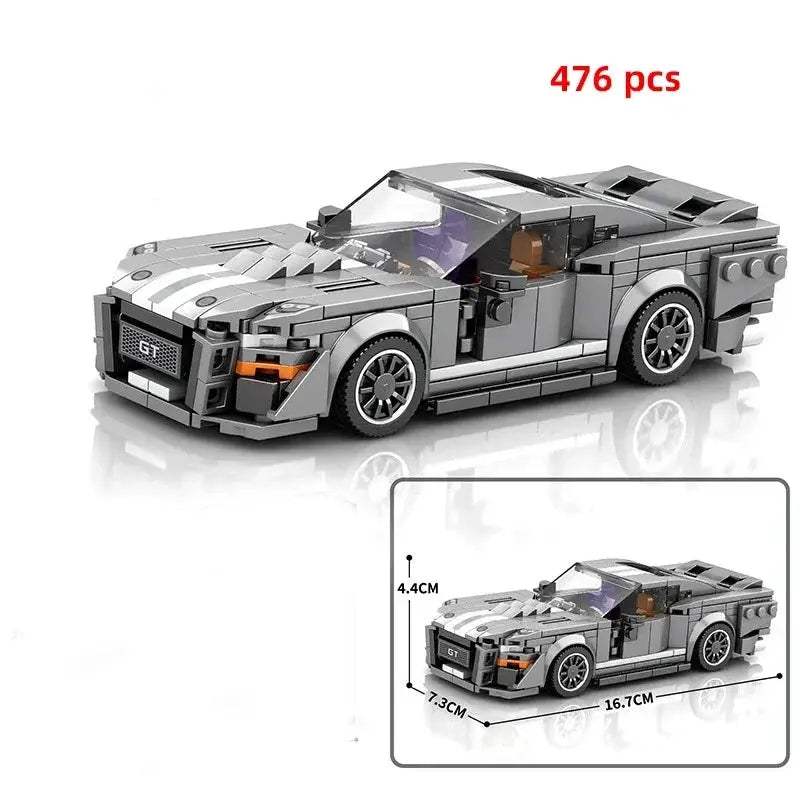 Lego Compatible Racing Car Building Blocks Set Durable -  ToylandEU™