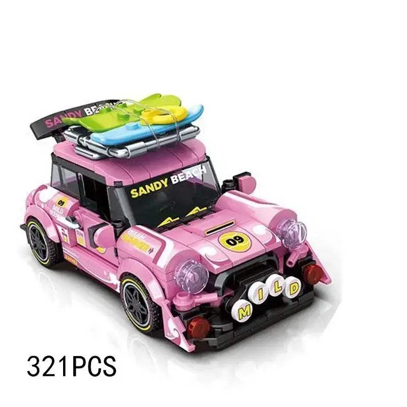  Lego Compatible Racing Car Building Blocks Set Durable -  ToylandEU™