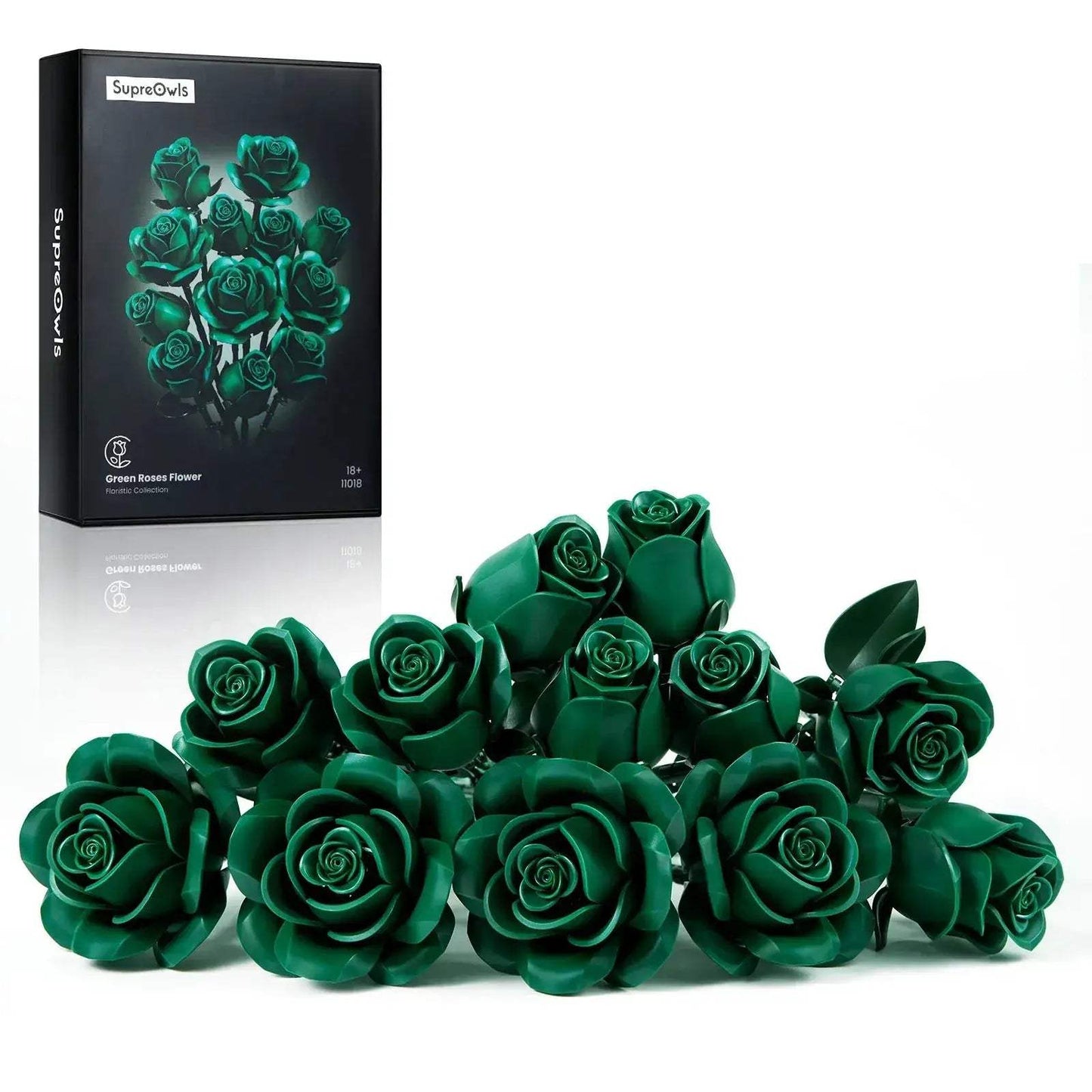 Lego Compatible Roses Bouquet Building Blocks For Wedding Decor - ToylandEU