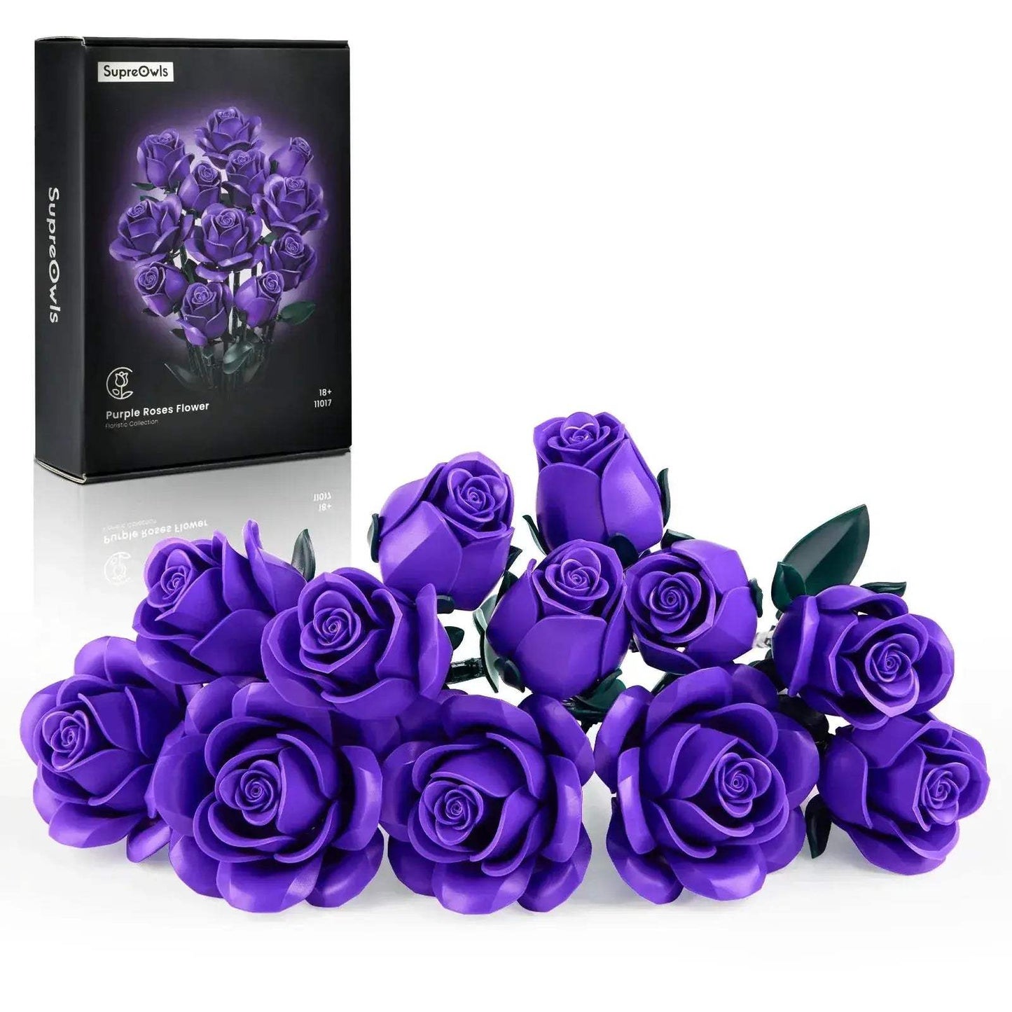 Lego Compatible Roses Bouquet Building Blocks For Wedding Decor - ToylandEU