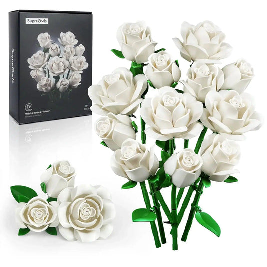  Lego Compatible Roses Bouquet Wedding Decor SelfLocking -  ToylandEU™