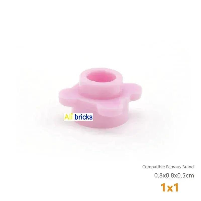  Lego Compatible Round 1x1 Flower Edge Plates Durable -  ToylandEU™