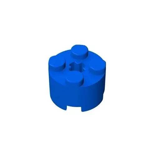 Lego Compatible Round Brick 2x2 With Axle Hole 50 Pcs - ToylandEU