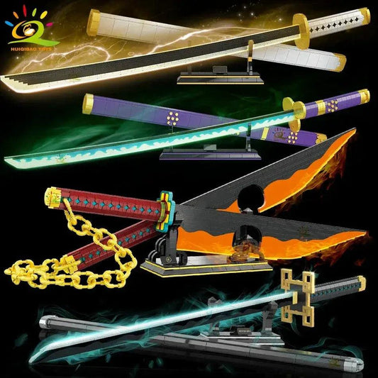  Lego Compatible Samurai Sword Building Blocks Durable -  ToylandEU™
