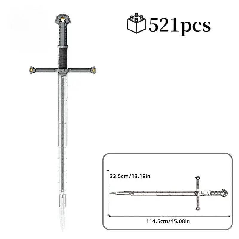 Lego Compatible Samurai Sword Building Blocks Set for Kids - ToylandEU