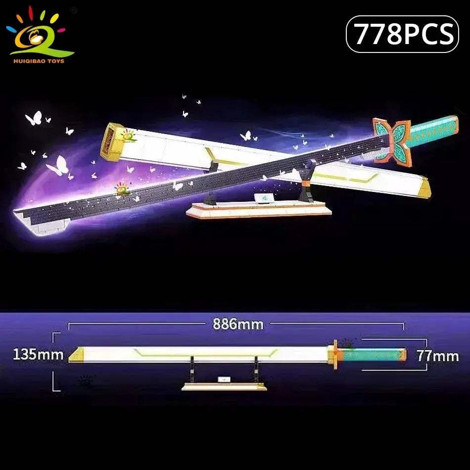 Lego Compatible Samurai Sword Building Blocks for Adults - ToylandEU