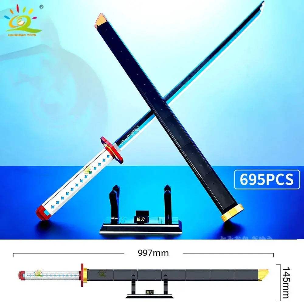 Lego Compatible Samurai Sword Building Blocks for Adults - ToylandEU