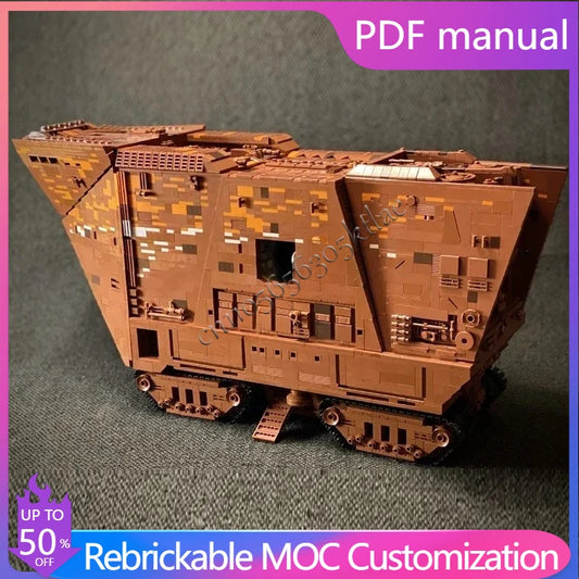 Lego Compatible Sandcrawler DIY Building Kit for Educational Fun - ToylandEU