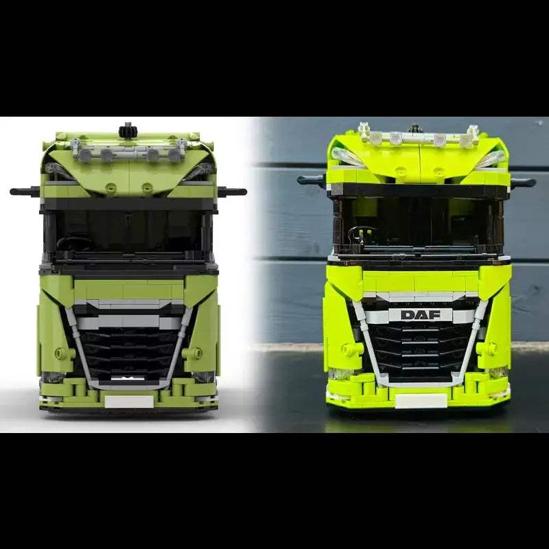 Building Block MOC-178876-184207 Semi-trailer Truck Front Splicing Model Children Boys Puzzle Education Birthday Christmas Gift - ToylandEU