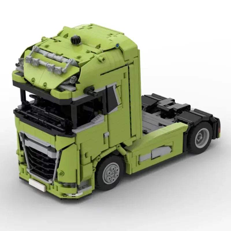 Building Block MOC-178876-184207 Semi-trailer Truck Front Splicing Model Children Boys Puzzle Education Birthday Christmas Gift - ToylandEU