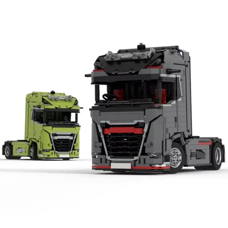  Lego Compatible Semi Trailer Truck Educational Puzzle -  ToylandEU™