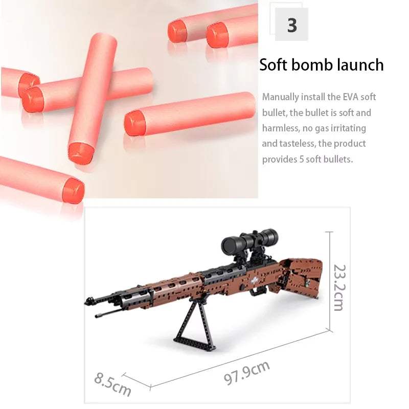  Lego Compatible Sniper Rifle Building Blocks Set Kids -  ToylandEU™