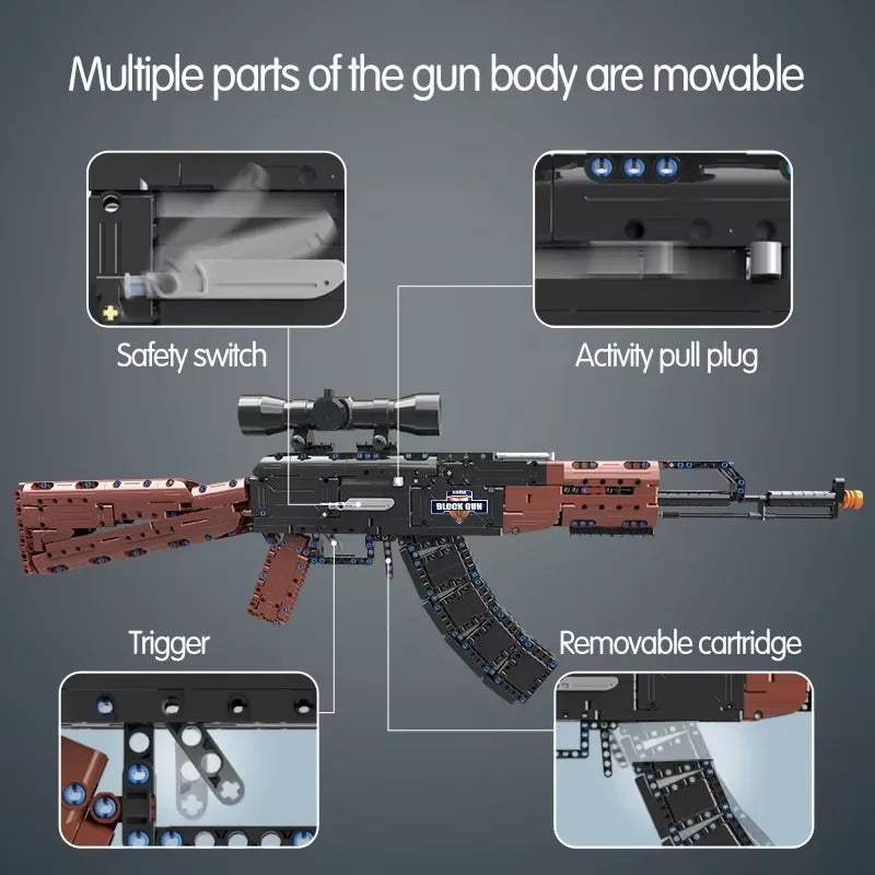  Lego Compatible Sniper Rifle Building Blocks Set Kids -  ToylandEU™