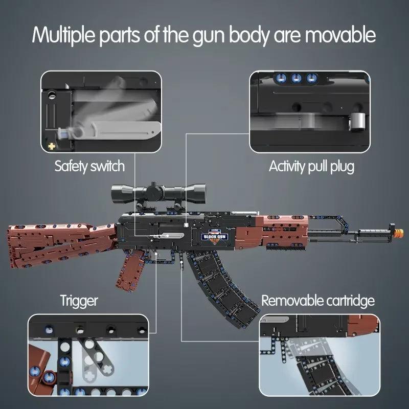  Lego Compatible Sniper Rifle Building Blocks Set Kids -  ToylandEU™