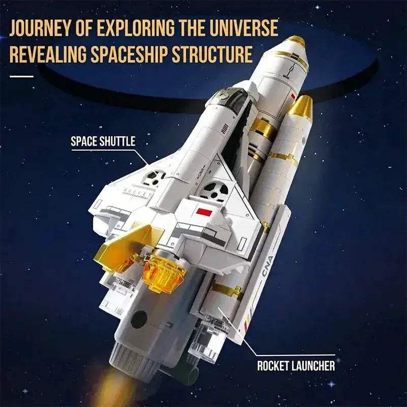 Lego Compatible Space Station Building Blocks Set 914 Pieces - ToylandEU