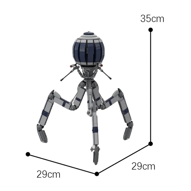 Lego Compatible Space Wars Battle Droids Building Block Set Octuptarra Magna Tri Droid For Ages 12 Up Gift - ToylandEU