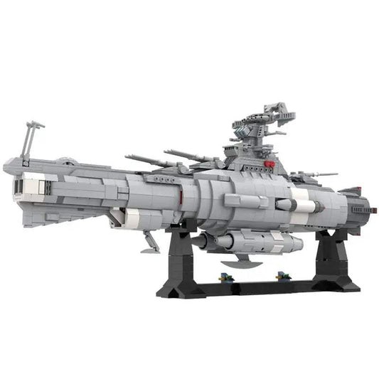 1347PCS Epic Space Craft Moc building blocks - Brick-Built Yamatosadf Dreadnought Immersive Sci-Fi Display Set. - ToylandEU
