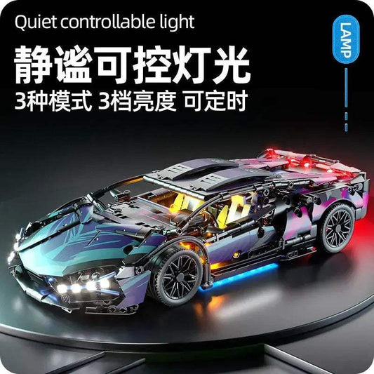 Lego Compatible Sports Car Mechanical Building Kit - ToylandEU