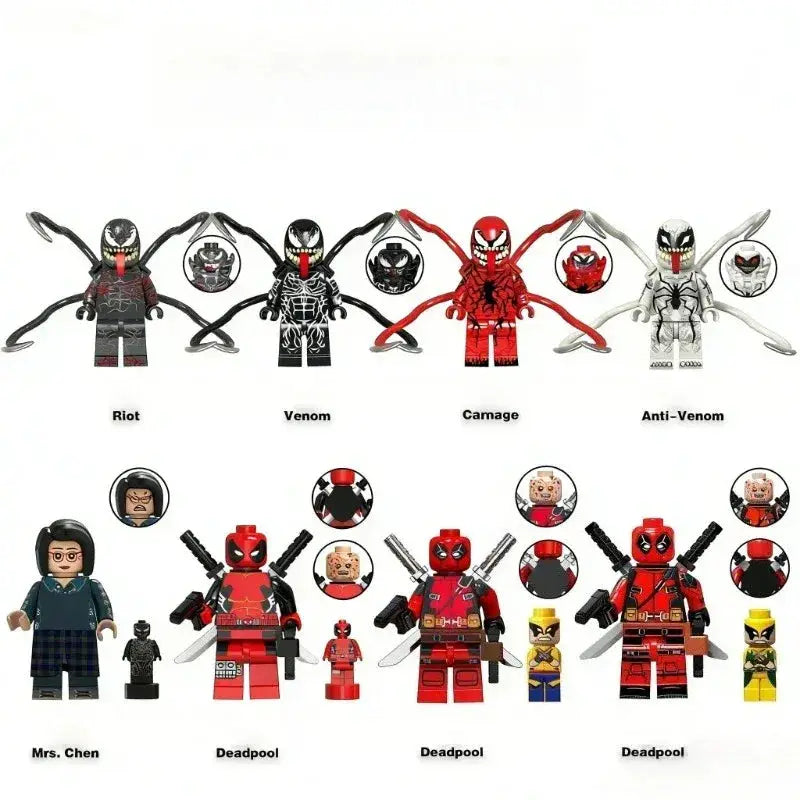 Lego Compatible Superhero Building Blocks Featuring Venom And Carnage - ToylandEU
