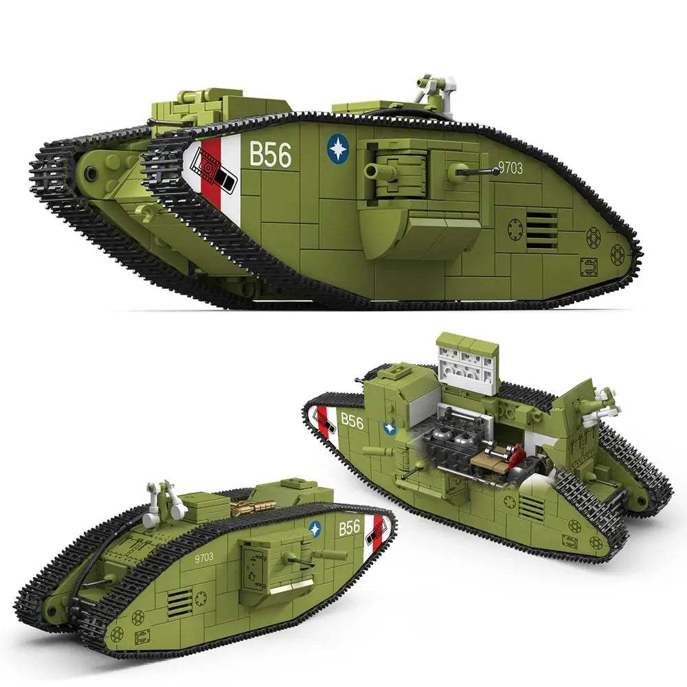  Lego Compatible Tank Building Blocks For Kids WWI Era -  ToylandEU™