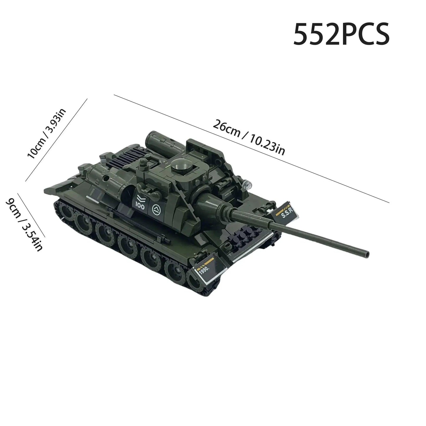  Lego Compatible Tank Kit for DIY Military Blocks -  ToylandEU™