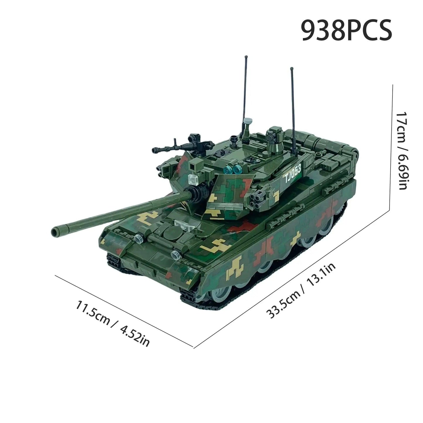  Lego Compatible Tank Kit for DIY Military Blocks -  ToylandEU™
