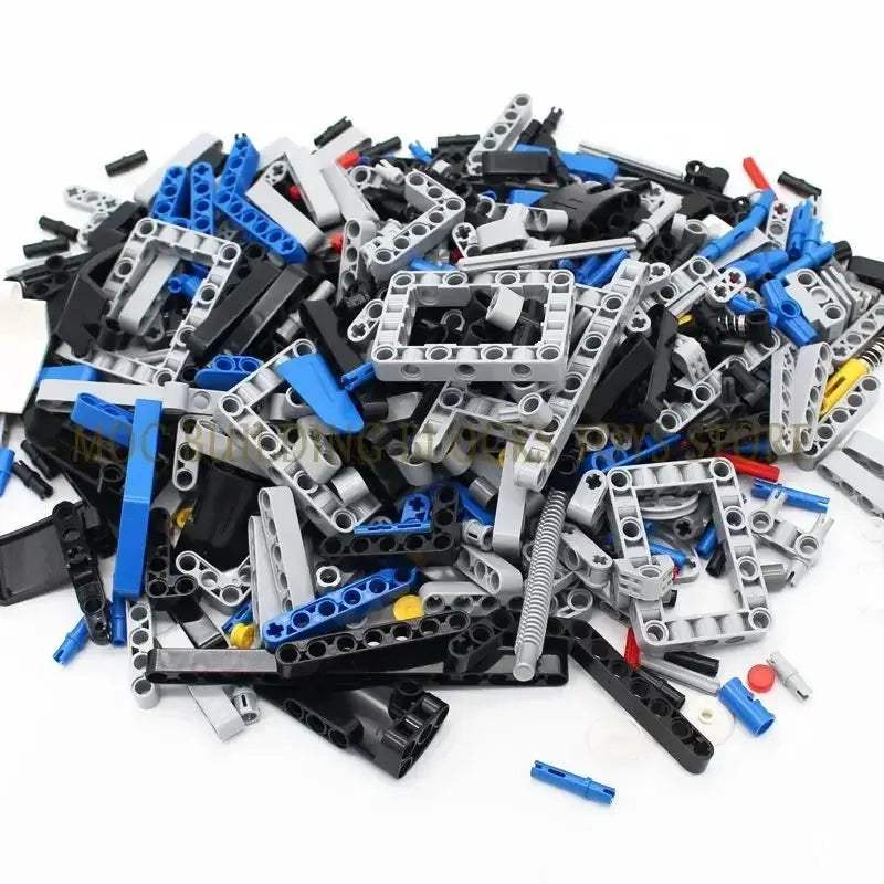 Lego Compatible Technical Building Blocks 590 Piece Bulk Set - ToylandEU