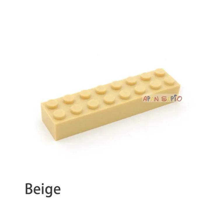  Lego Compatible Thick 2x8 Building Blocks Educational -  ToylandEU™