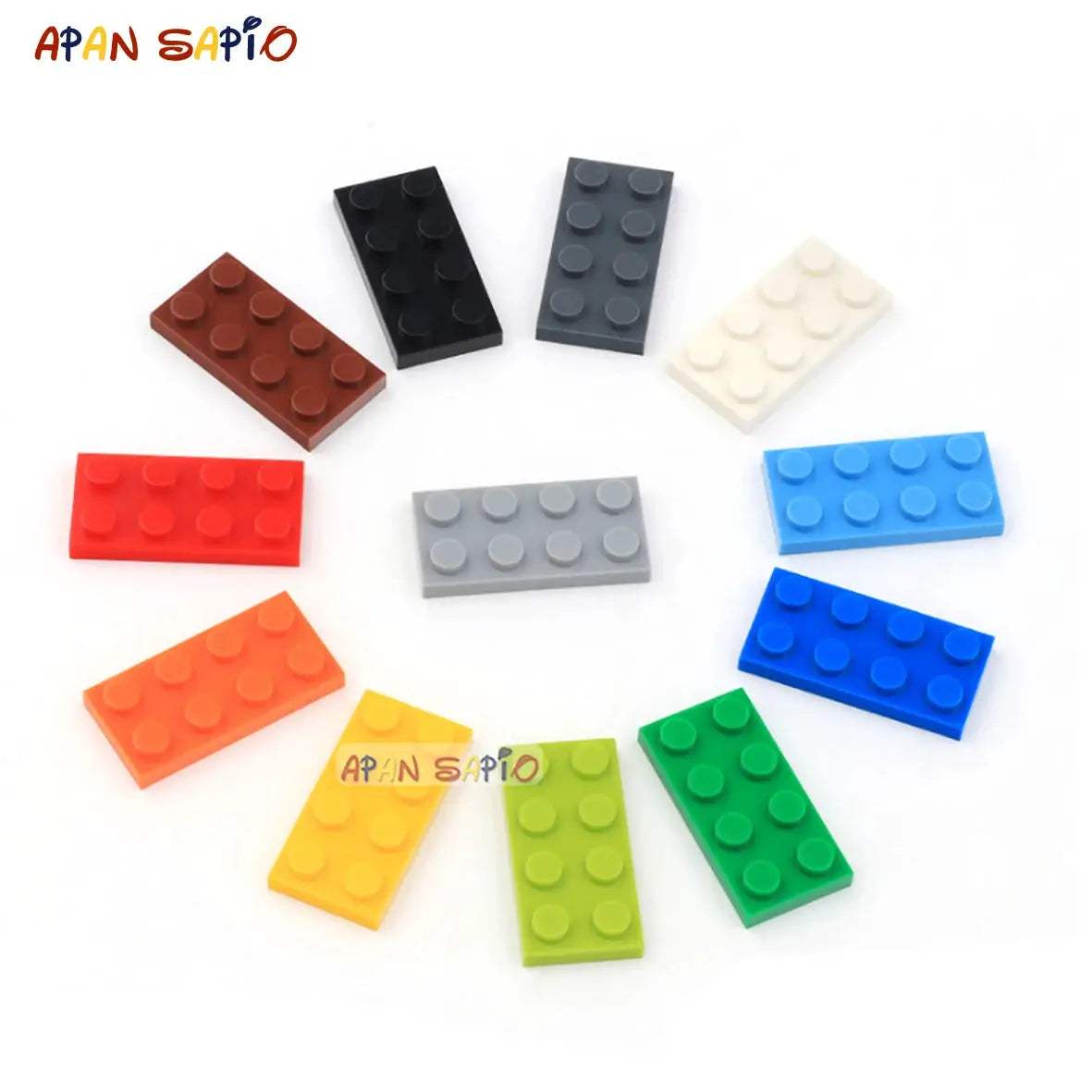  Lego Compatible Thin Building Blocks 2x4 Dots Learning -  ToylandEU™