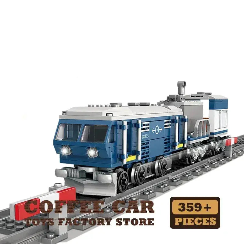 Lego Compatible Train Bricks With Railway Track And Locomotive - ToylandEU