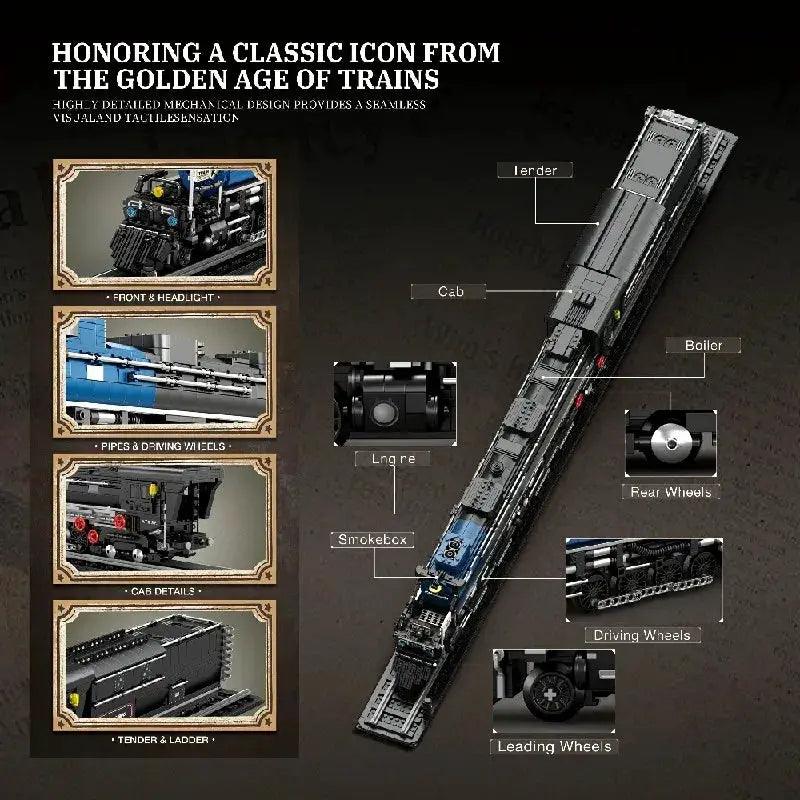  Lego Compatible Train Building Blocks Railway Track Set -  ToylandEU™