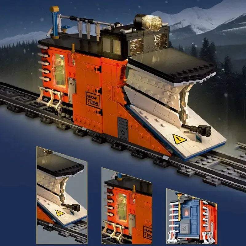 Lego Compatible Train Building Blocks Set 945 Pieces City Model - ToylandEU