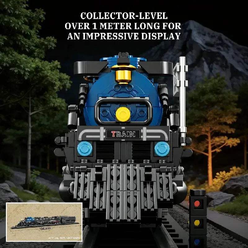 Lego Compatible Train Building Blocks With Railway Track - ToylandEU