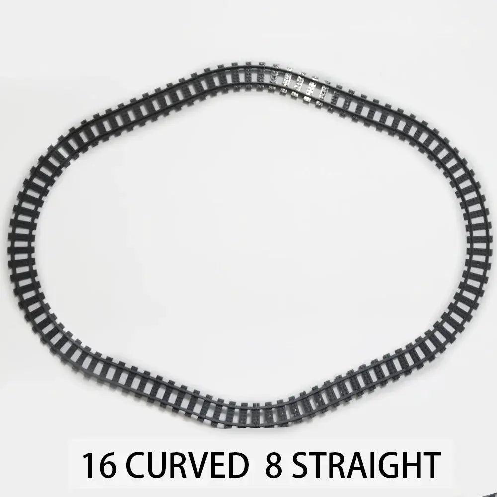  Lego Compatible Train Tracks Curved Rails Straight CE -  ToylandEU™