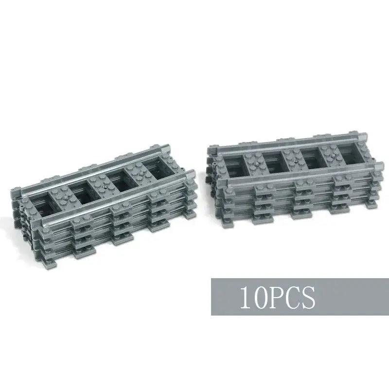  Lego Compatible Train Tracks Curved Rails Straight CE -  ToylandEU™