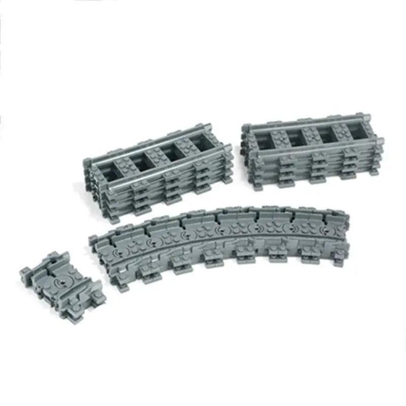  Lego Compatible Train Tracks Curved Rails Straight CE -  ToylandEU™