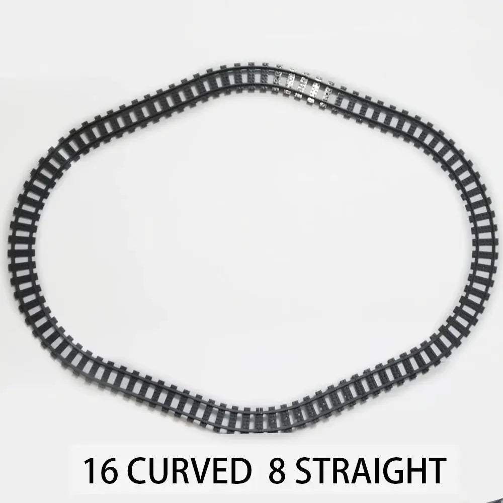  Lego Compatible Train Tracks Curved Rails Straight CE -  ToylandEU™