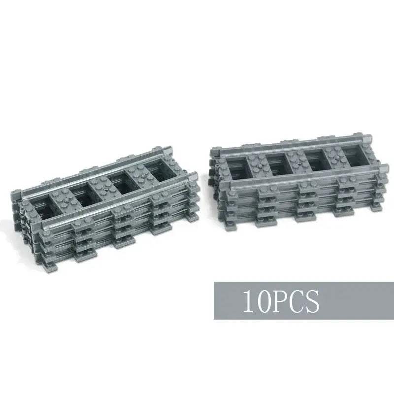  Lego Compatible Train Tracks Curved Rails Straight CE -  ToylandEU™