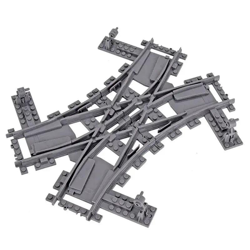  Lego Compatible Train Tracks Flexible Bricks City Sets -  ToylandEU™