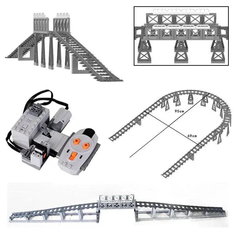  Lego Compatible Train Tunnel Exit Set CE Certified -  ToylandEU™