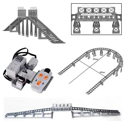 Lego Compatible Train Tunnel Exit Set For City Railway - ToylandEU