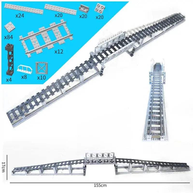 Lego Compatible Train Tunnel Exit Set For City Railway - ToylandEU