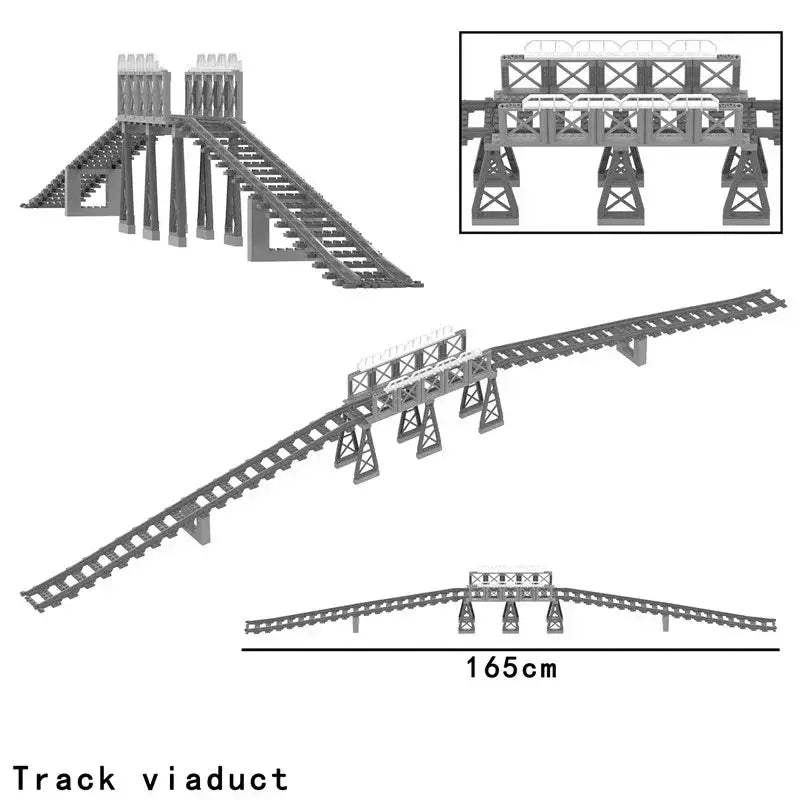 Lego Compatible Train Tunnel Exit Set For City Railway - ToylandEU