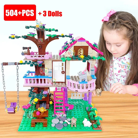 Lego Compatible Tree House Building Blocks Set For Kids - ToylandEU