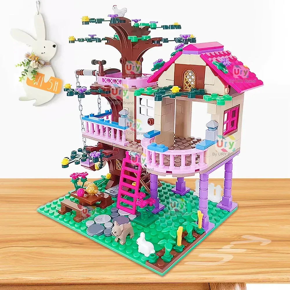 Lego Compatible Tree House Building Blocks Set For Kids - ToylandEU