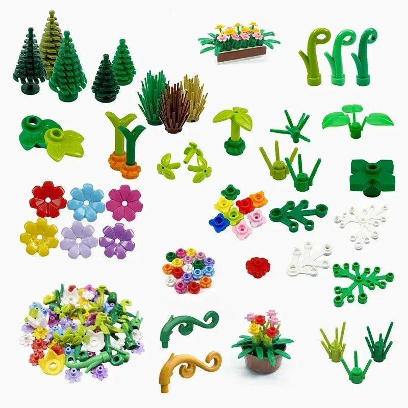  Lego Compatible Tree Plant Building Blocks Garden Set Sturdy -  ToylandEU™