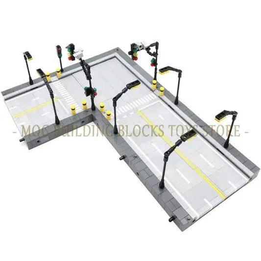 Lego Compatible Urban Traffic City Building Blocks For Creative Play - ToylandEU